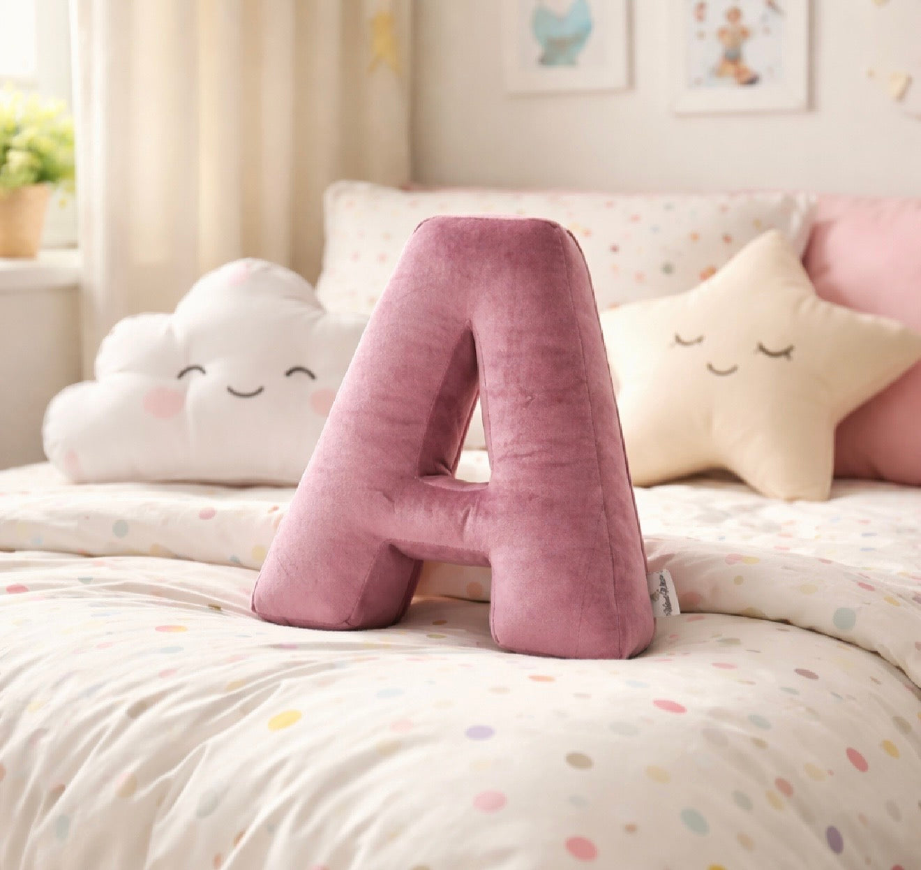 Personalized Letter Pillows Collection