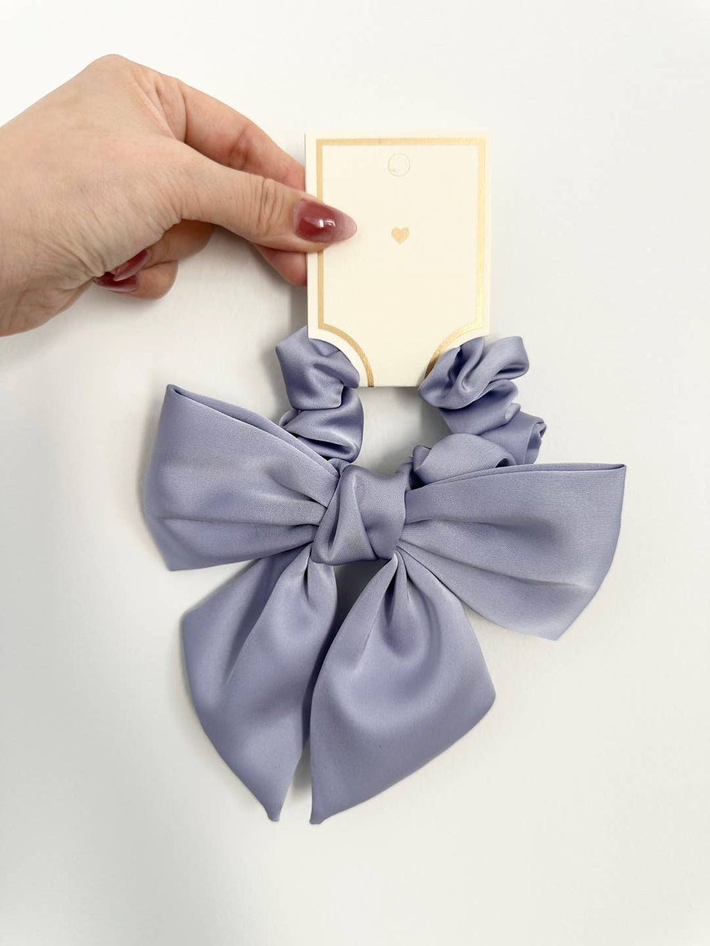 Elegant Satin Bow Scrunchies / Hair Tie - GENESIS