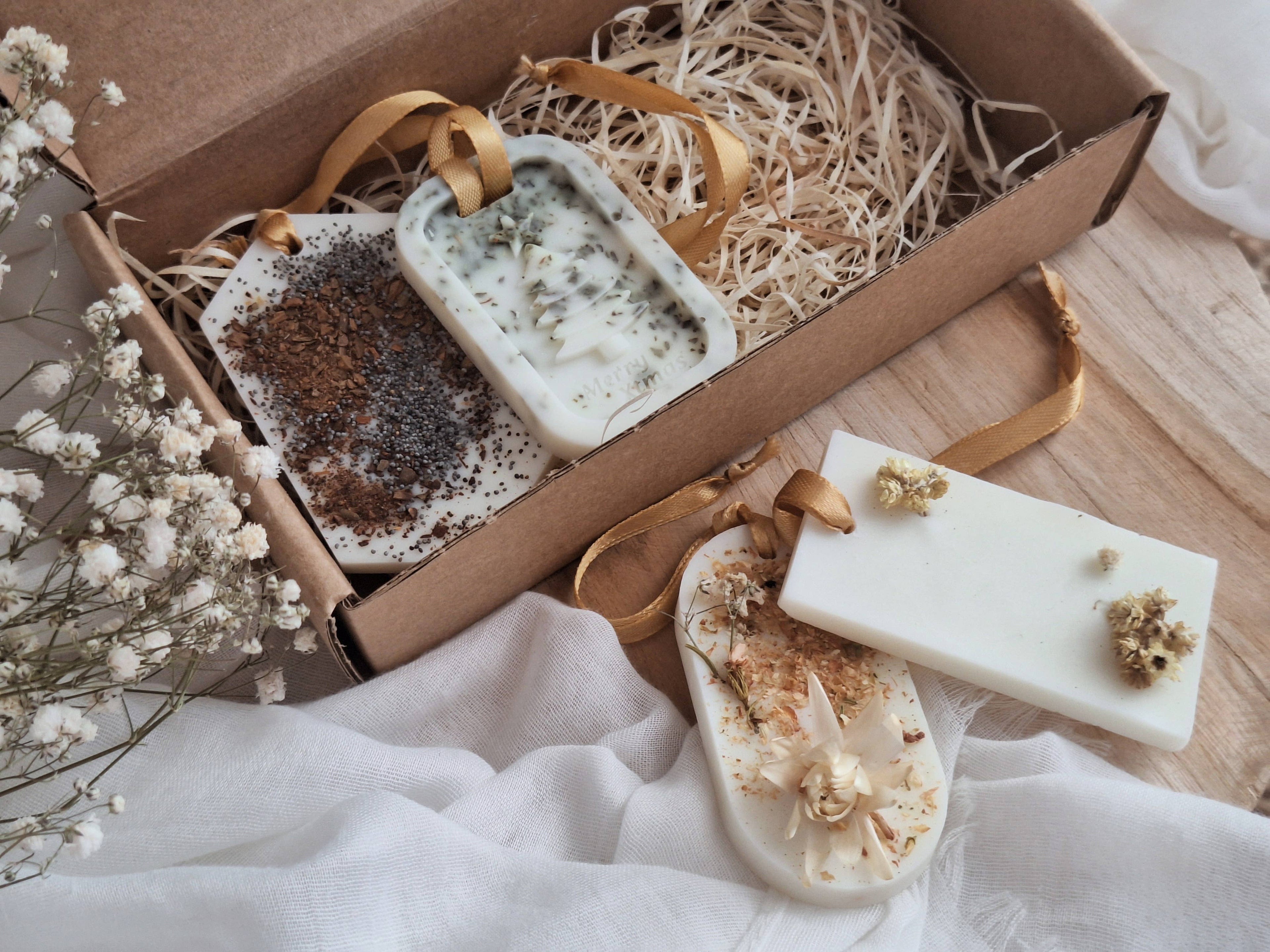Solid air freshener pack - Wax Bars - The Seasons - 4PCS