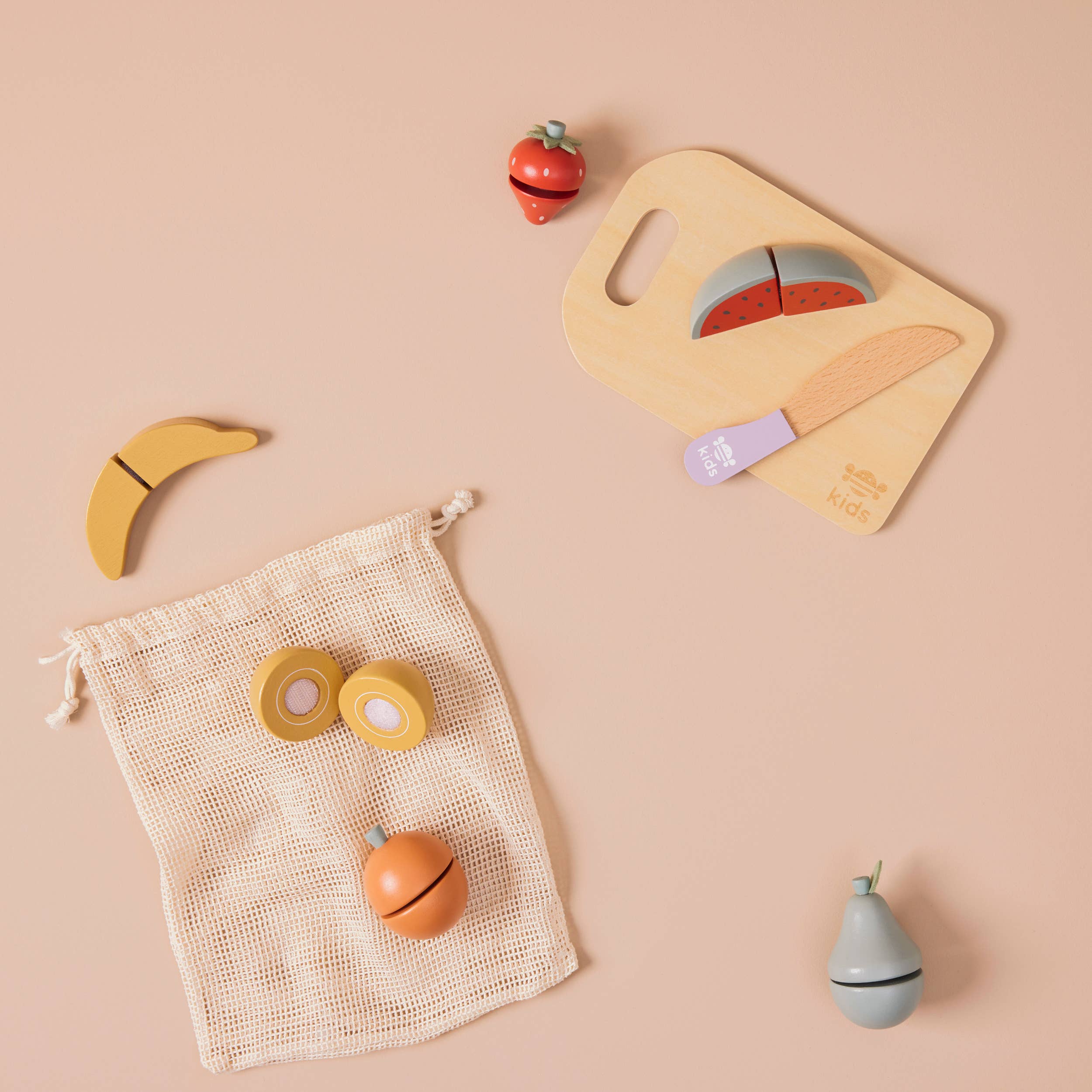 Just Bee Kids Wooden Food Playset (FSC)