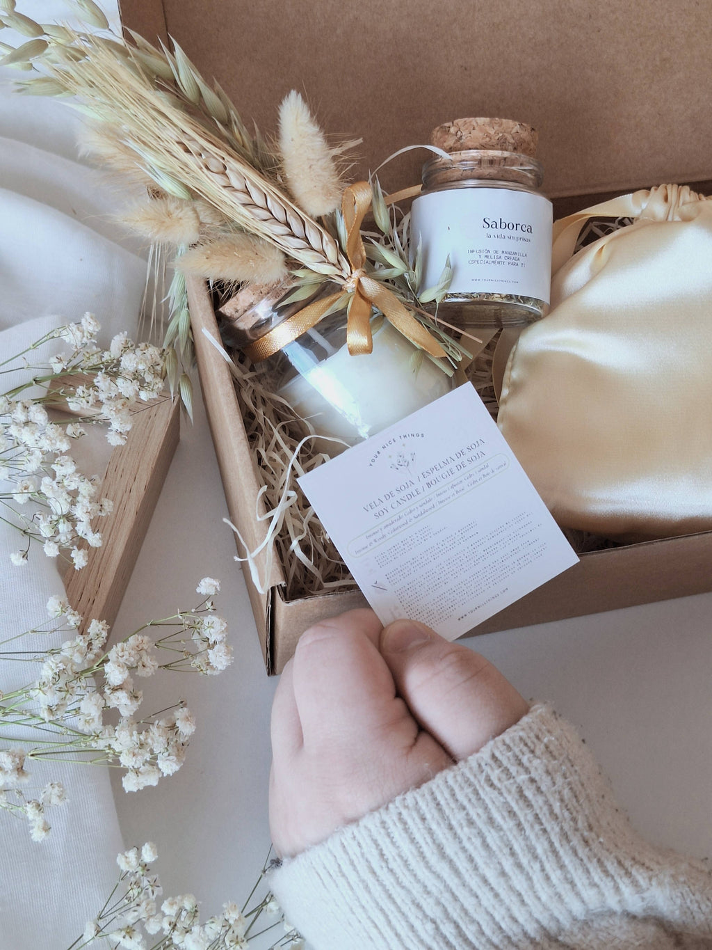 Soy candle gift pack "You deserve what you dream of.."