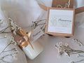 Soy candle in glass jar ylang-ylang and jasmine