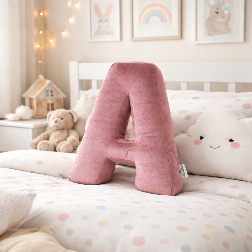 Velvet Letter Pillow (Premium)