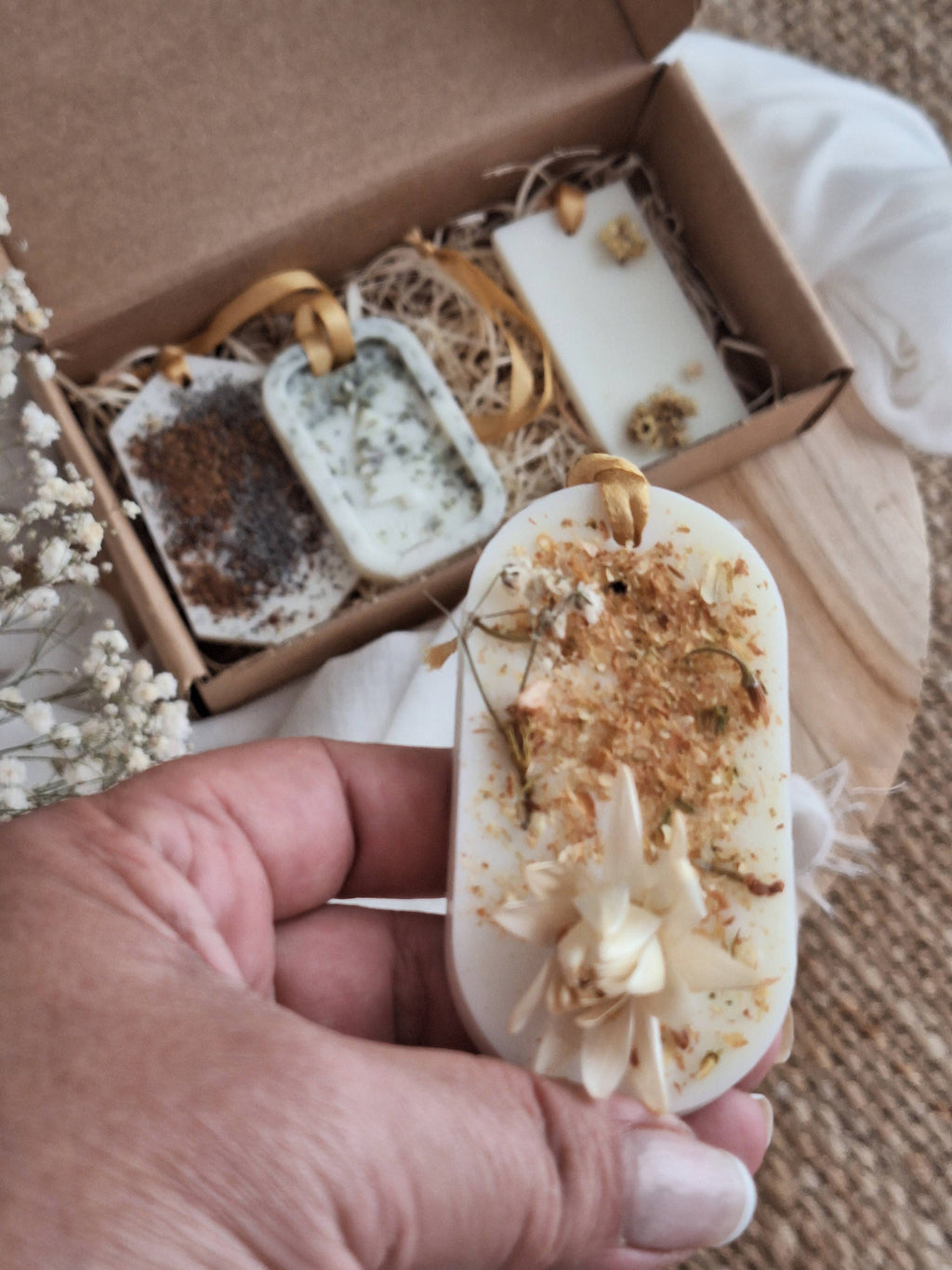 Solid air freshener pack - Wax Bars - The Seasons - 4PCS
