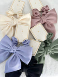 Elegant Satin Bow Scrunchies / Hair Tie - GENESIS