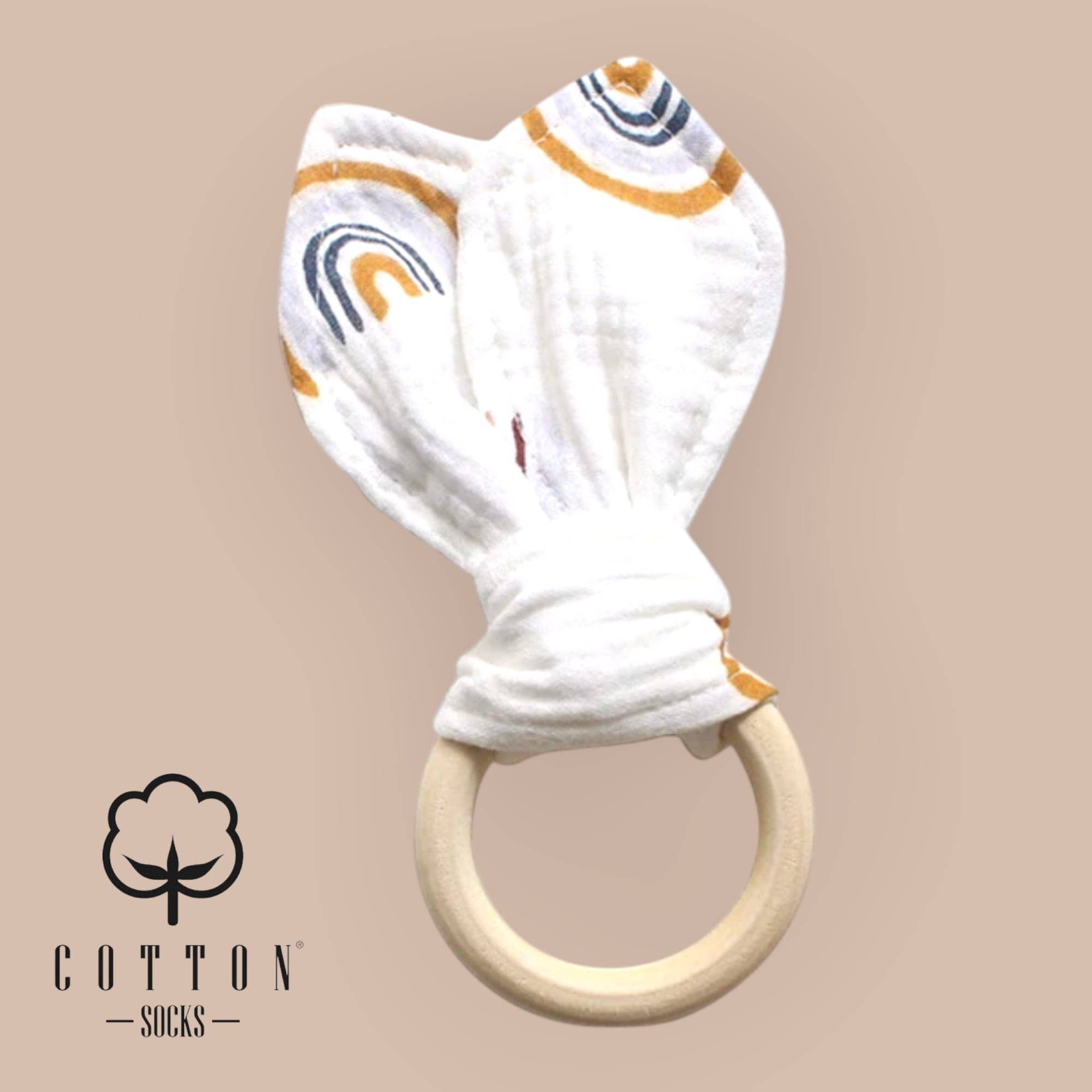 Organic Cotton Muslin Teether